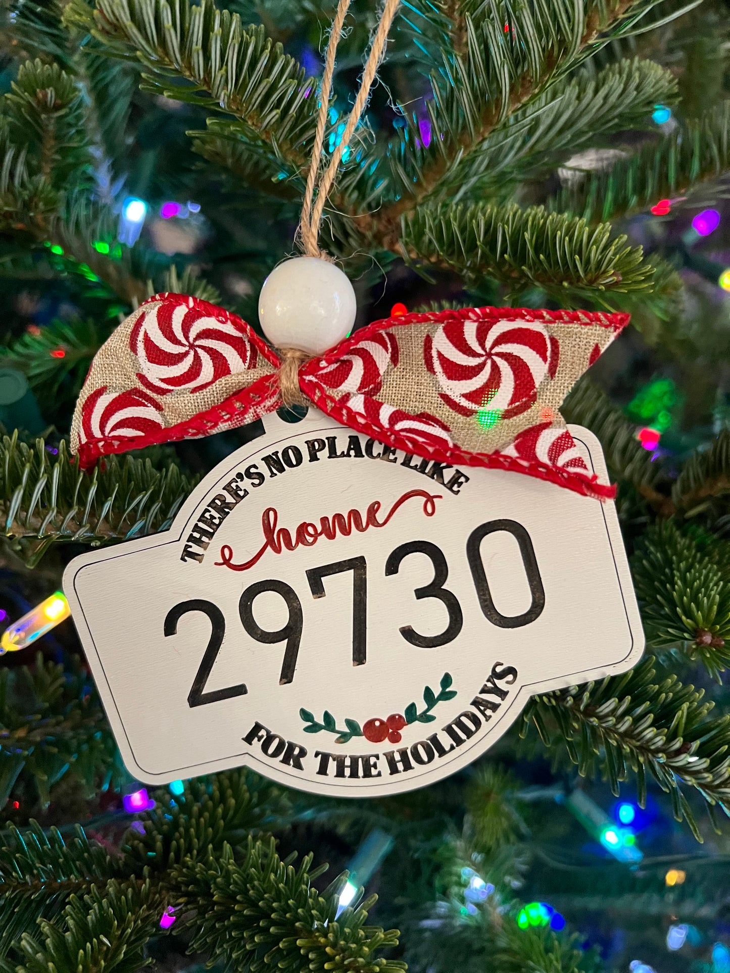 Personalized Zip Code Ornament