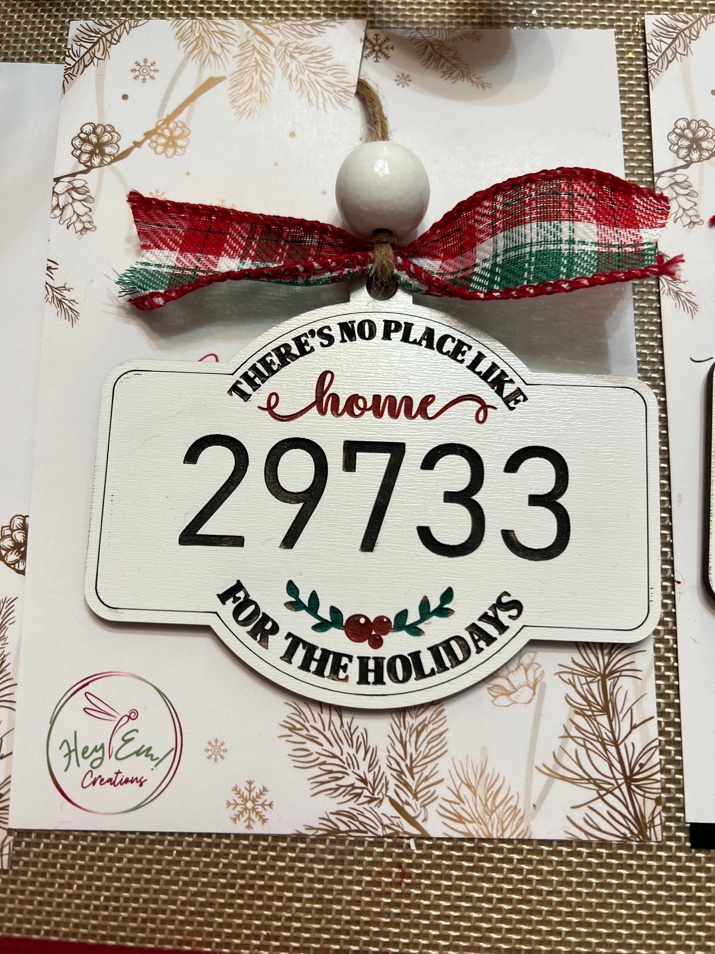 Personalized Zip Code Ornament
