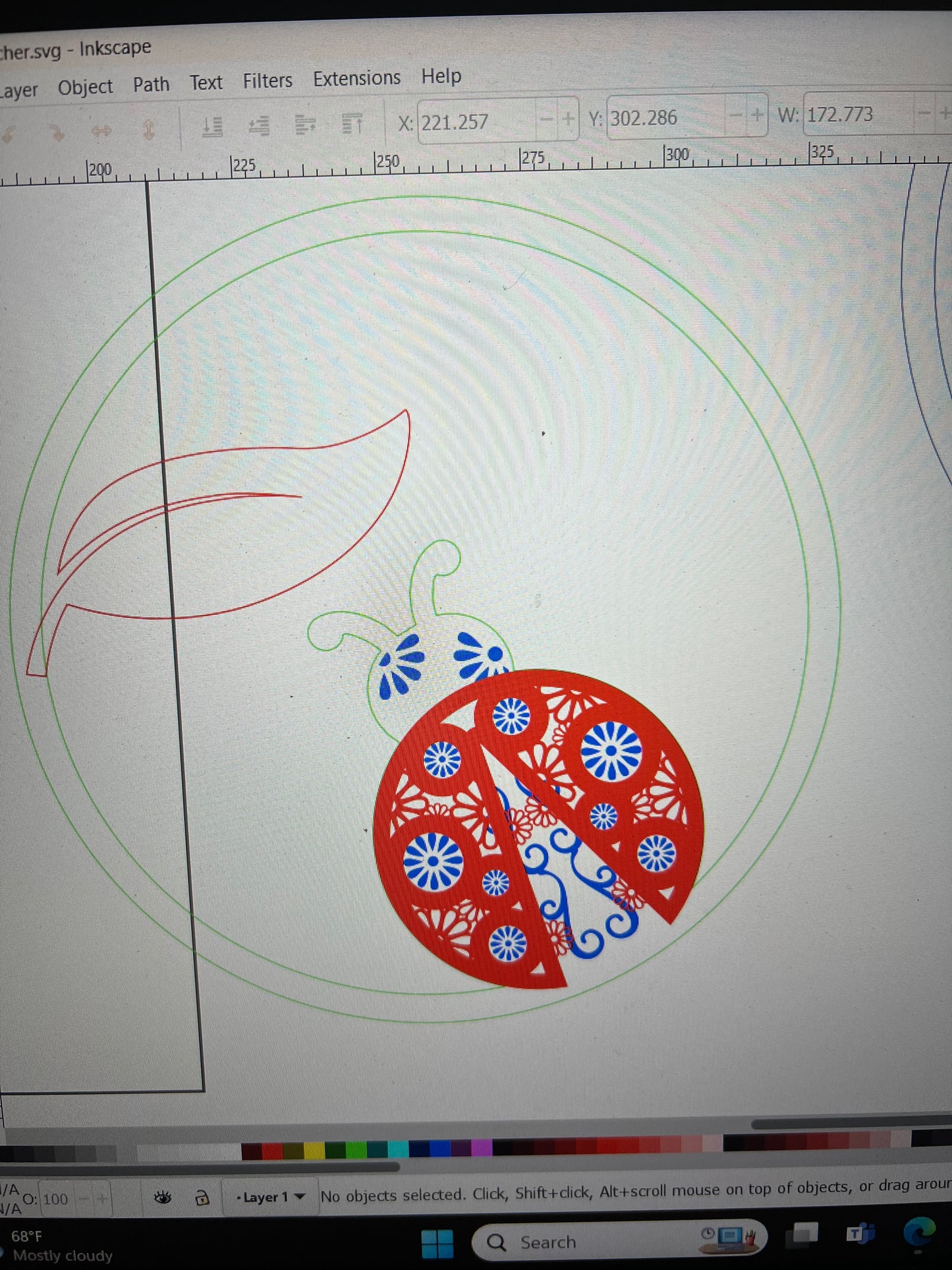 Custom suncatcher 8”