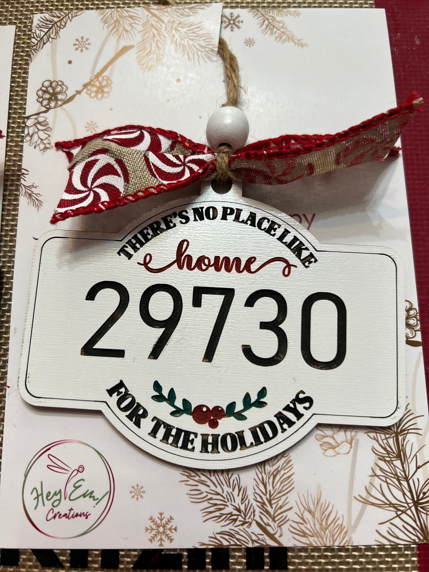 Personalized Zip Code Ornament