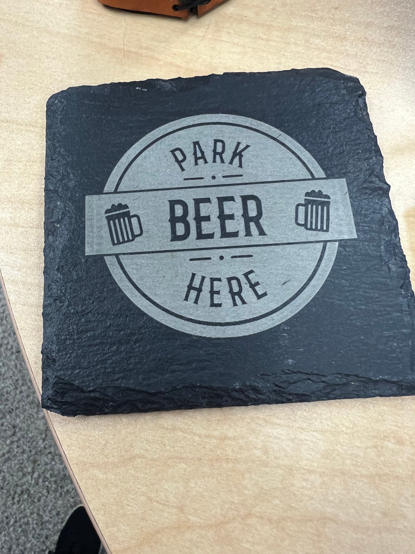 Personalized slate Coaster