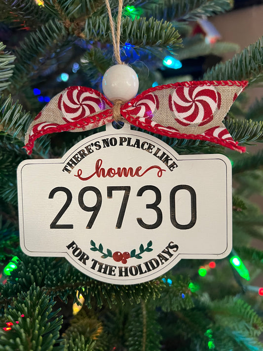 Personalized Zip Code Ornament